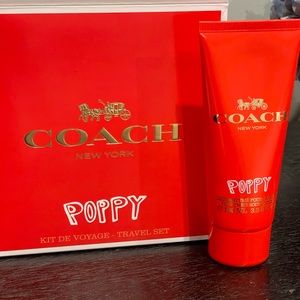 Coach Poppy Travel set - Lotion & Box Only. 3.3 oz